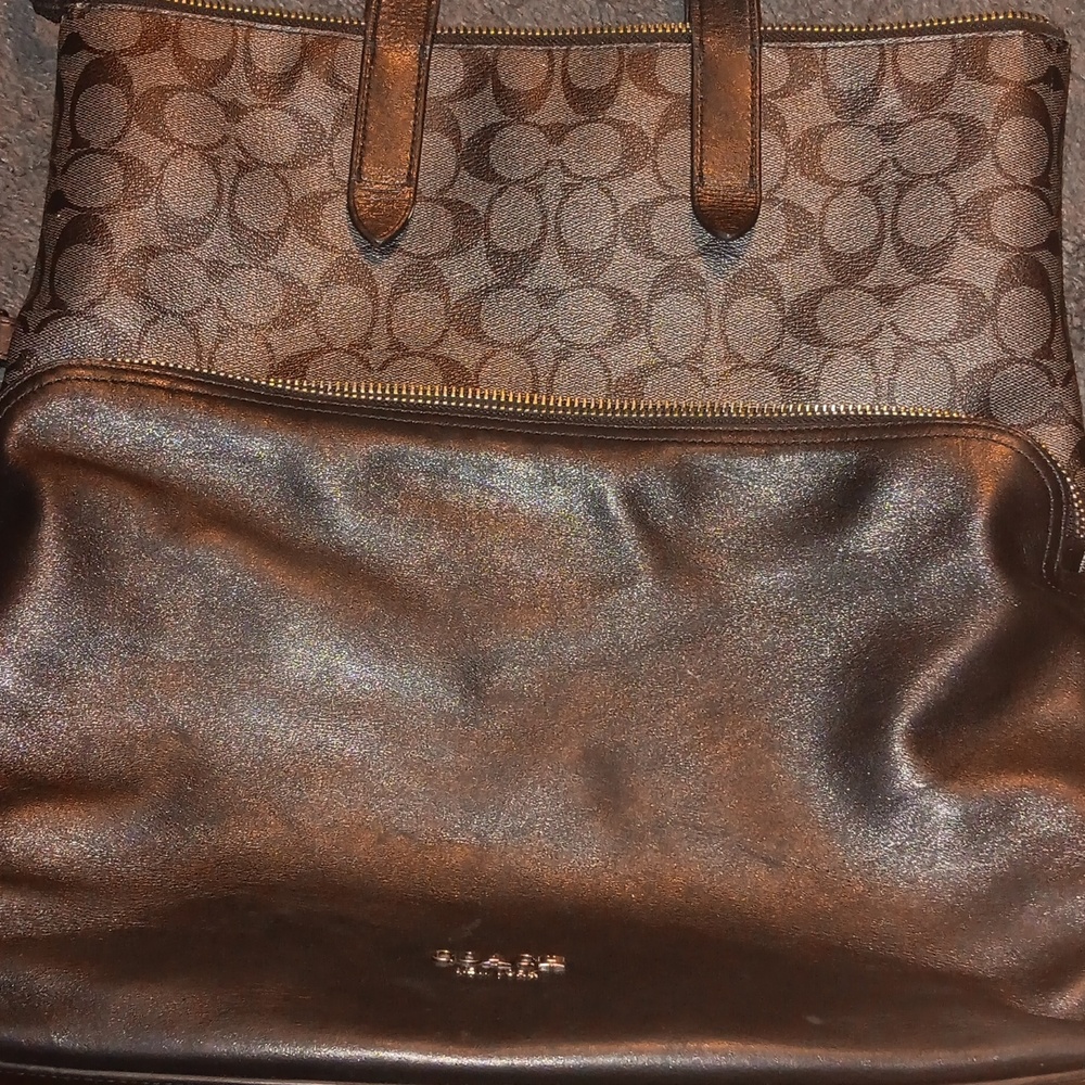 Coach men laptop bag